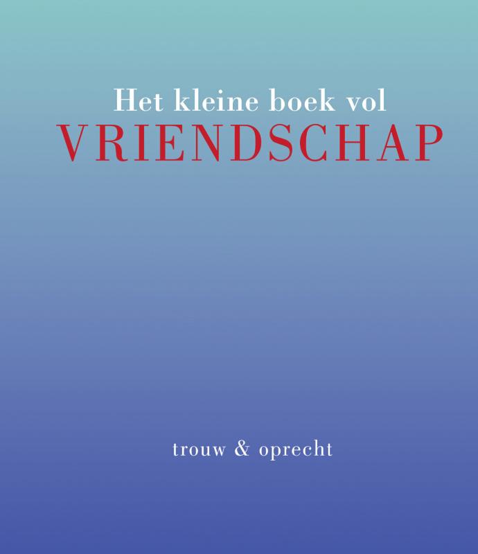 Omslag van Het kleine boek vol vriendschap
