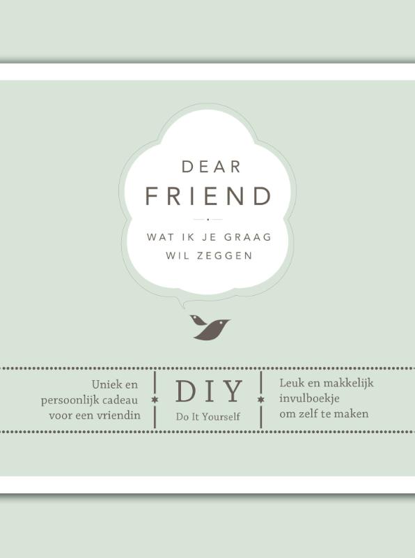 Omslag van Dear friend