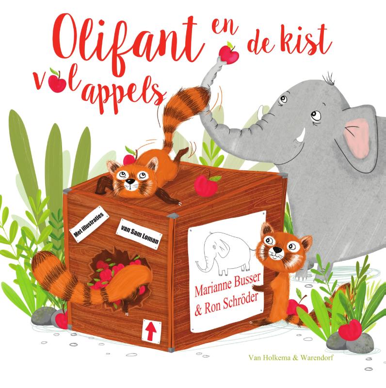 Omslag van Olifant en de kist vol appels
