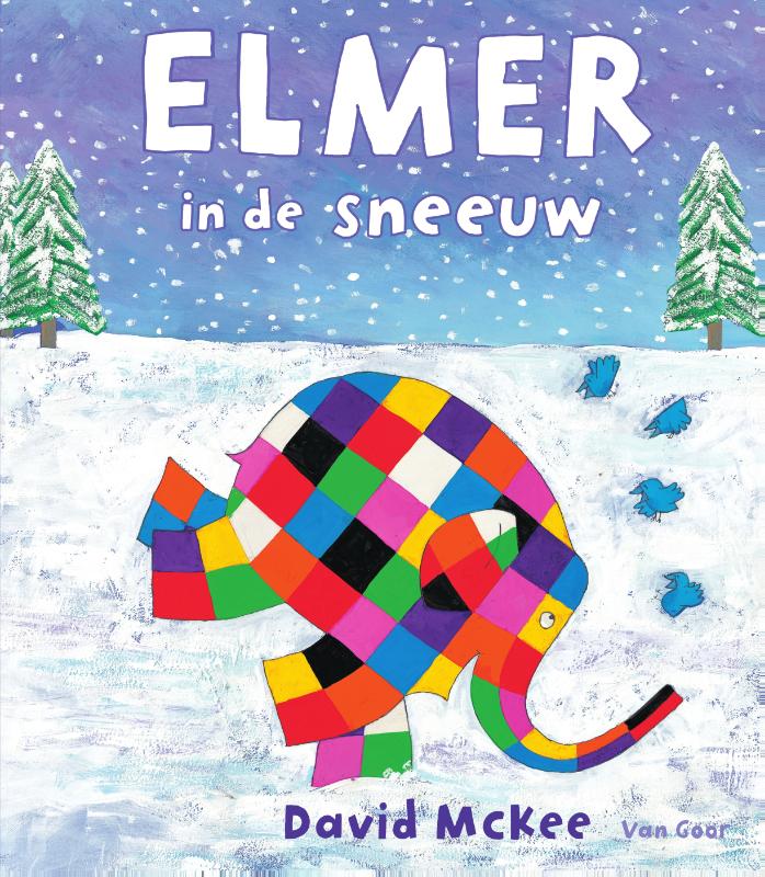 Omslag van Elmer in de sneeuw