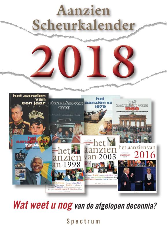Omslag van Aanzien Scheurkalender 2018