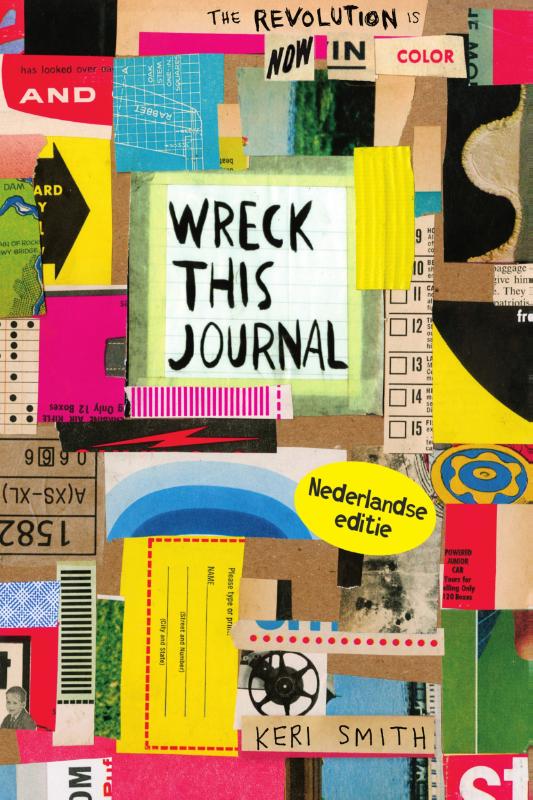 Omslag van Wreck this journal, nu in kleur!