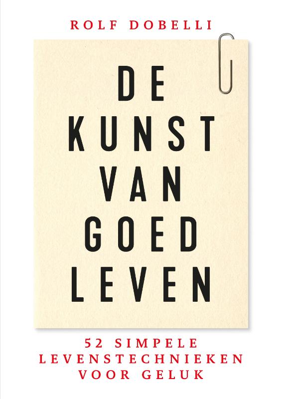 Omslag van De kunst van goed leven