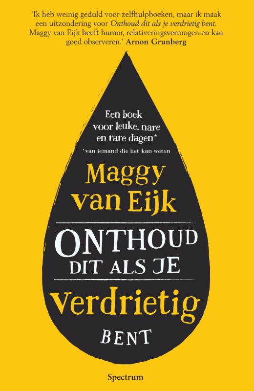 Omslag van Onthoud dit als je verdrietig bent