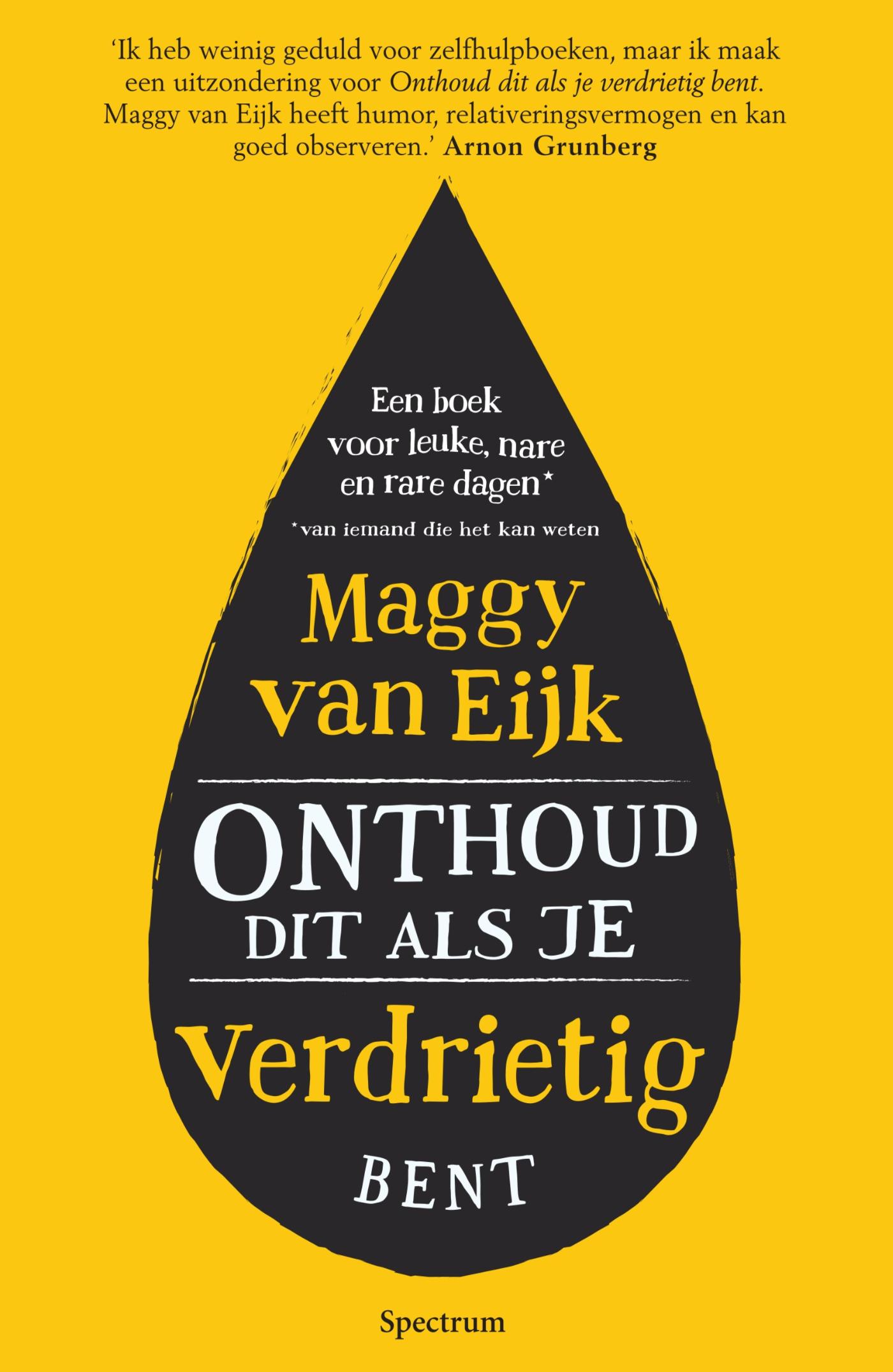 Omslag van Onthoud dit als je verdrietig bent