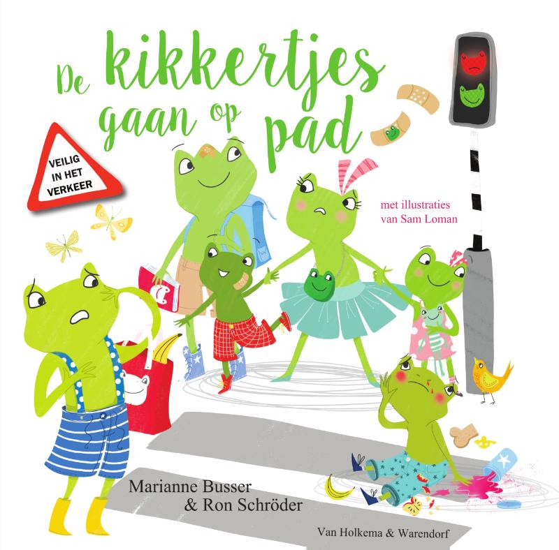 Omslag van De kikkertjes gaan op pad