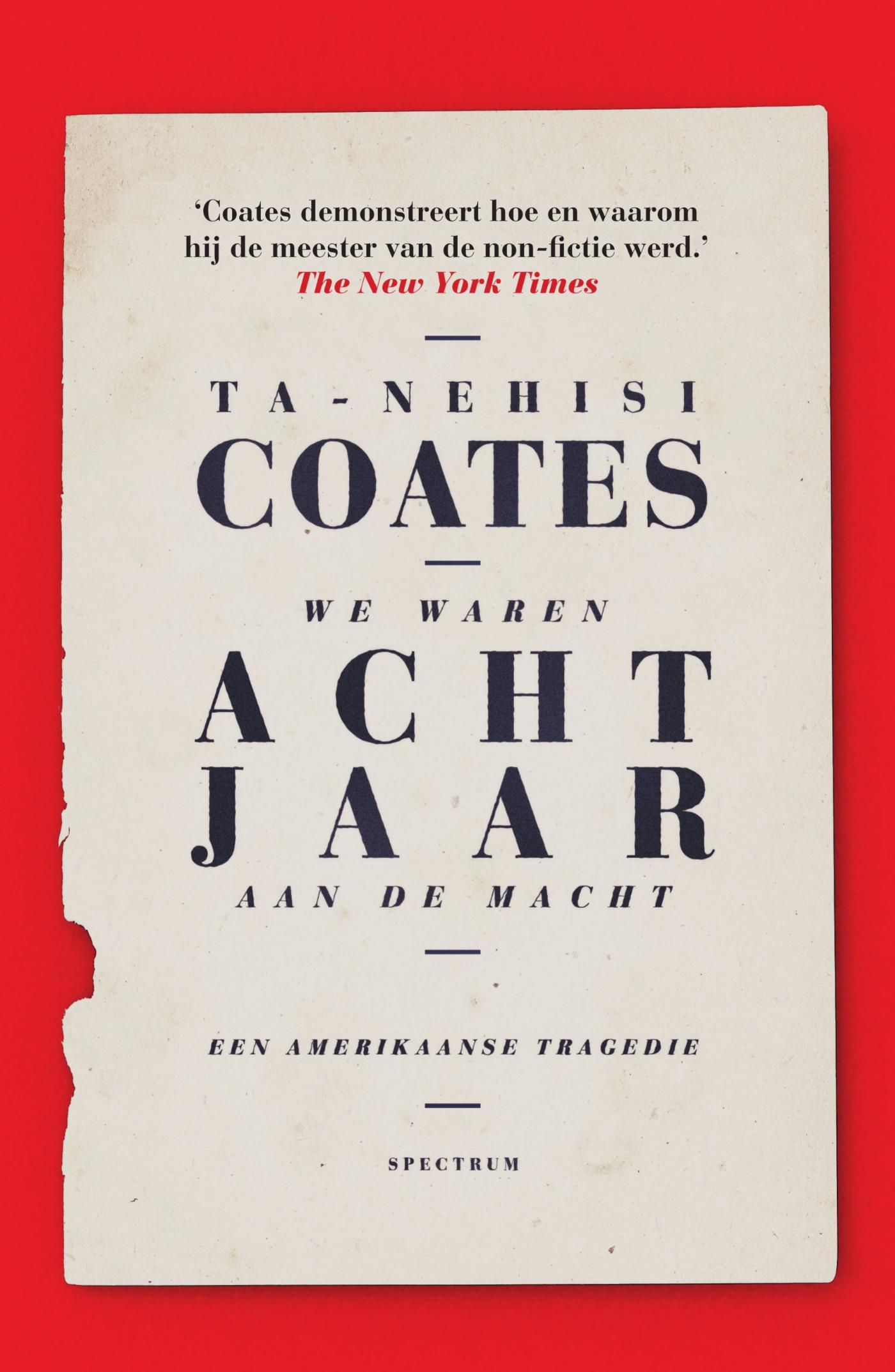 Omslag van We waren acht jaar aan de macht