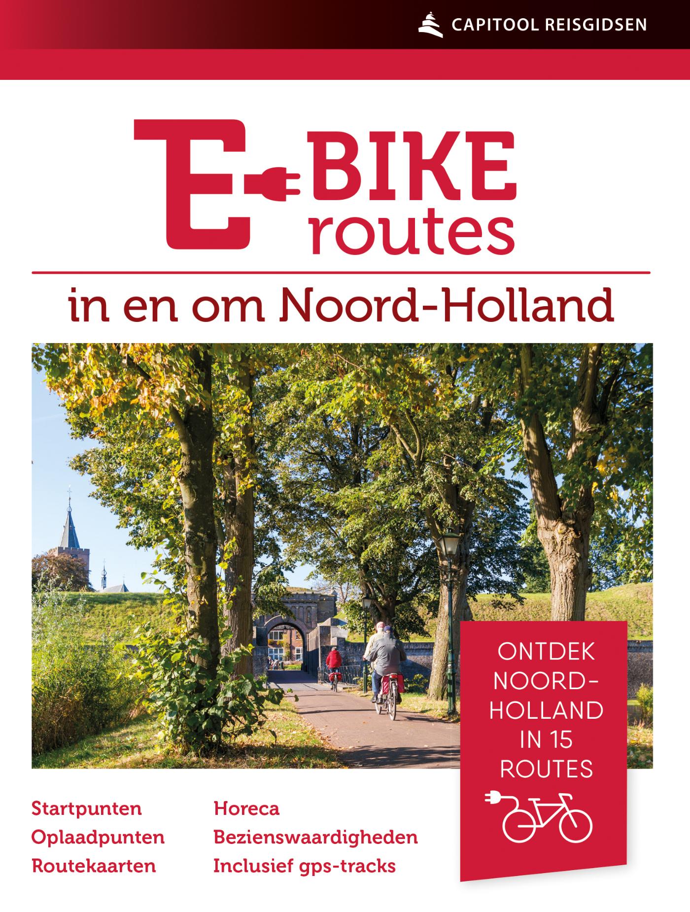 Omslag van E-bikeroutes in en om Noord-Holland