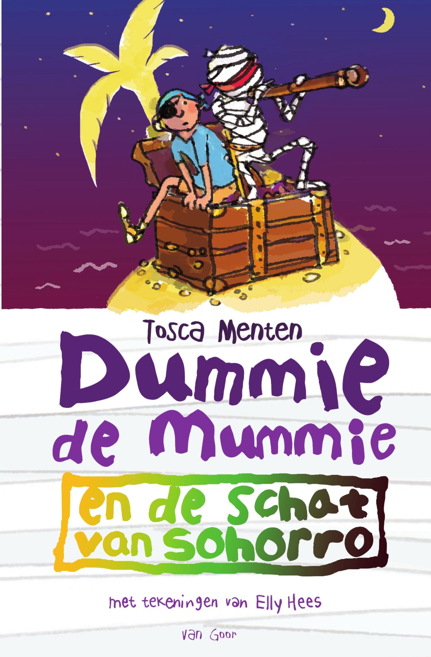 Omslag van Dummie de mummie en de schat van Sohorro