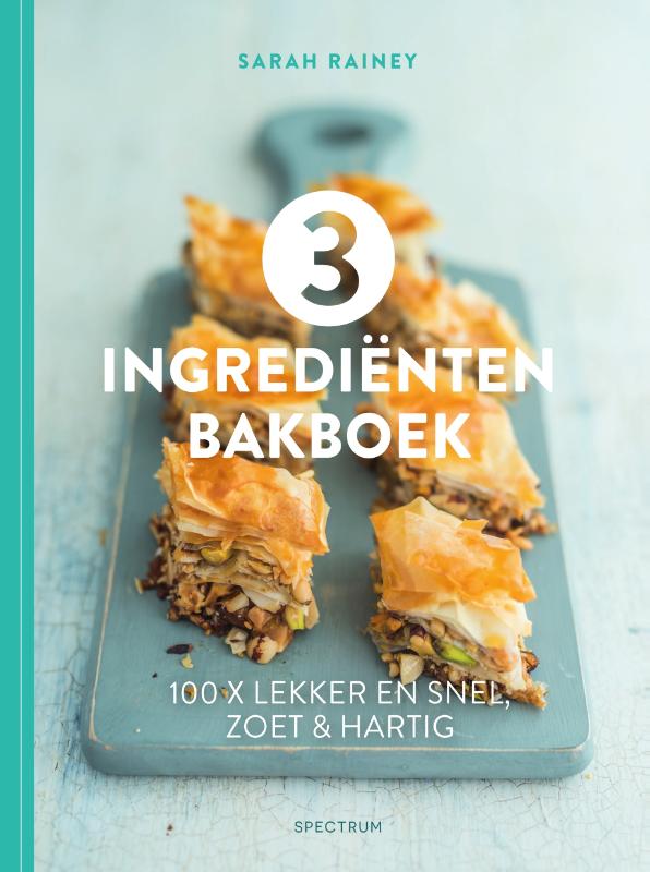 Omslag van 3 ingrediënten bakboek