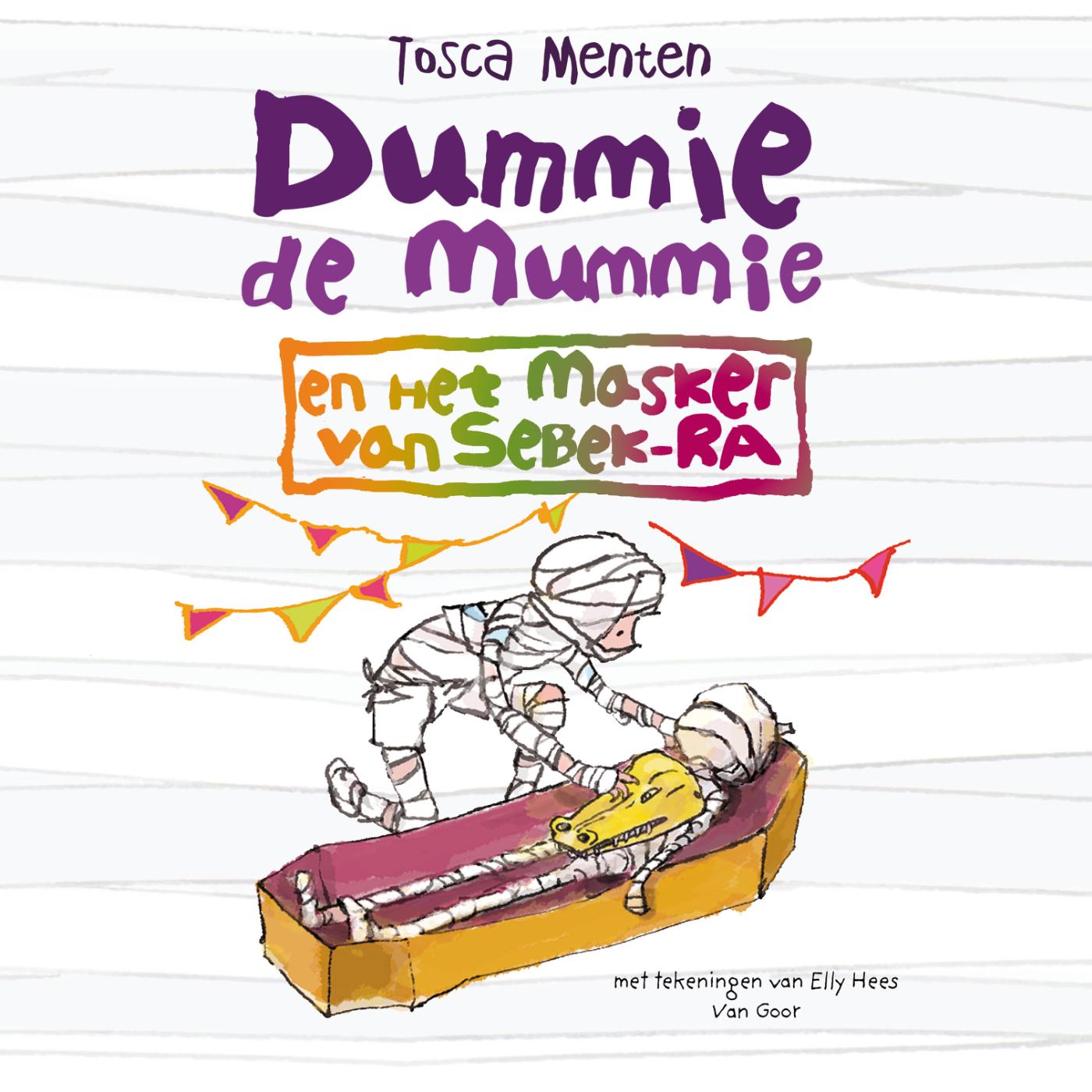 Omslag van Dummie de mummie en het masker van Sebek-Ra