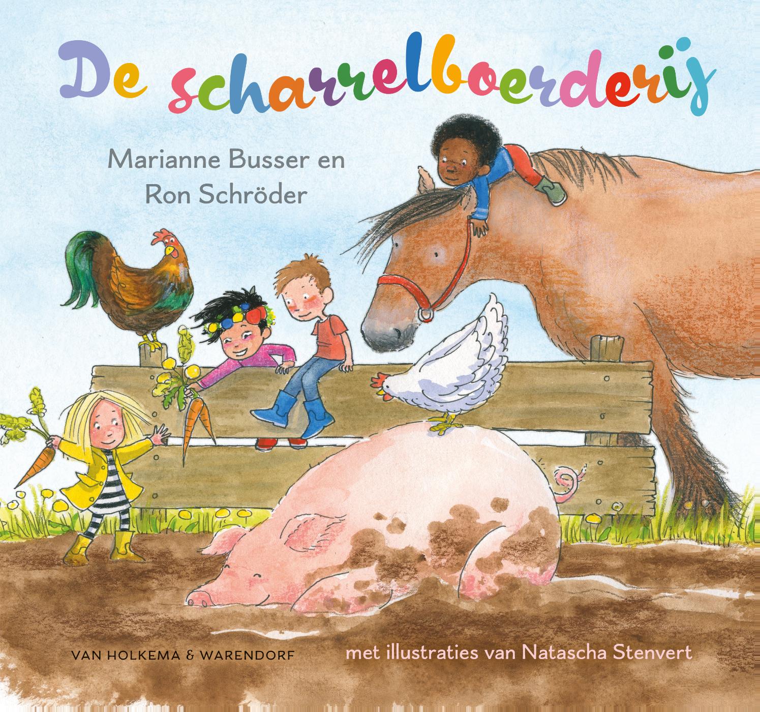 Omslag van De scharrelboerderij