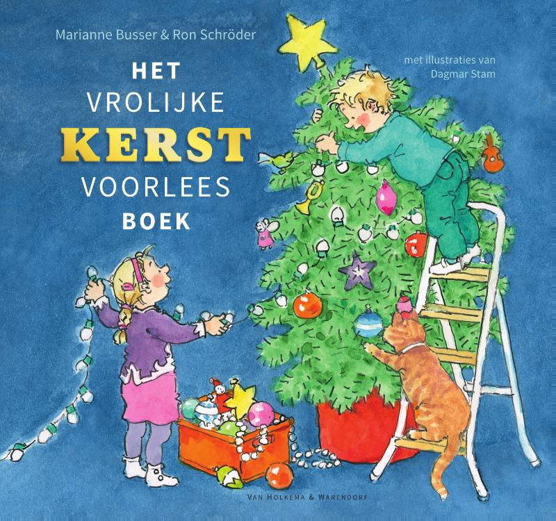Omslag van Het vrolijke kerstvoorleesboek