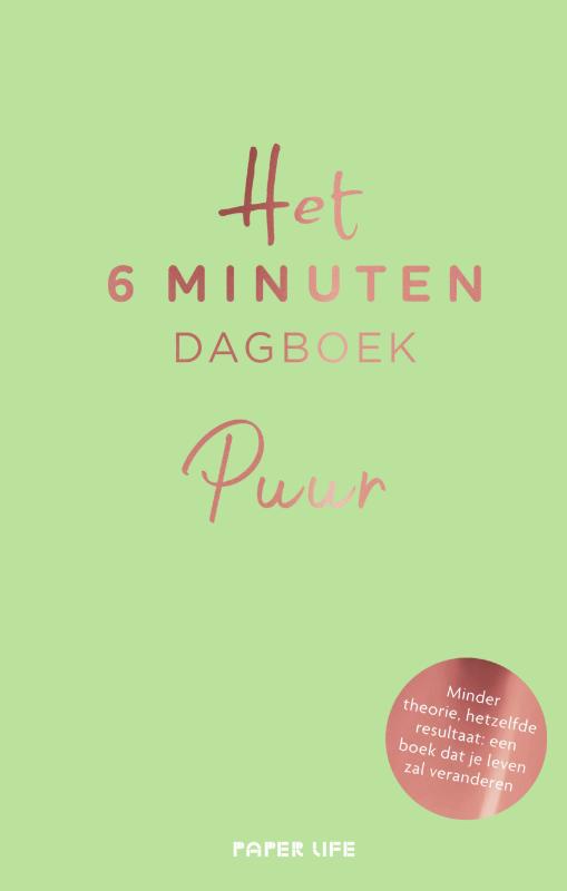 Omslag van Het 6 minuten dagboek Puur
