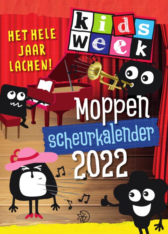 Omslag van Kidsweek moppenscheurkalender 2022