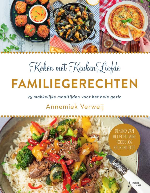 Omslag van Koken met KeukenLiefde Familiegerechten