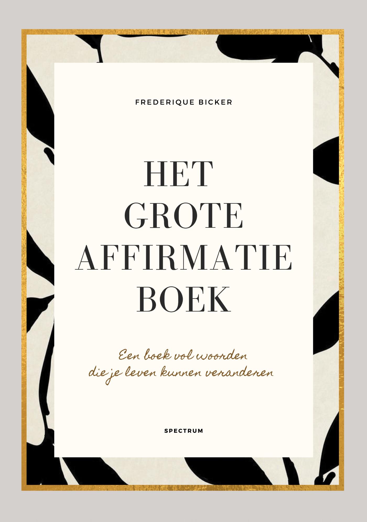Omslag van Het grote affirmatieboek