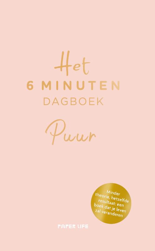 Omslag van Het 6 minuten dagboek Puur