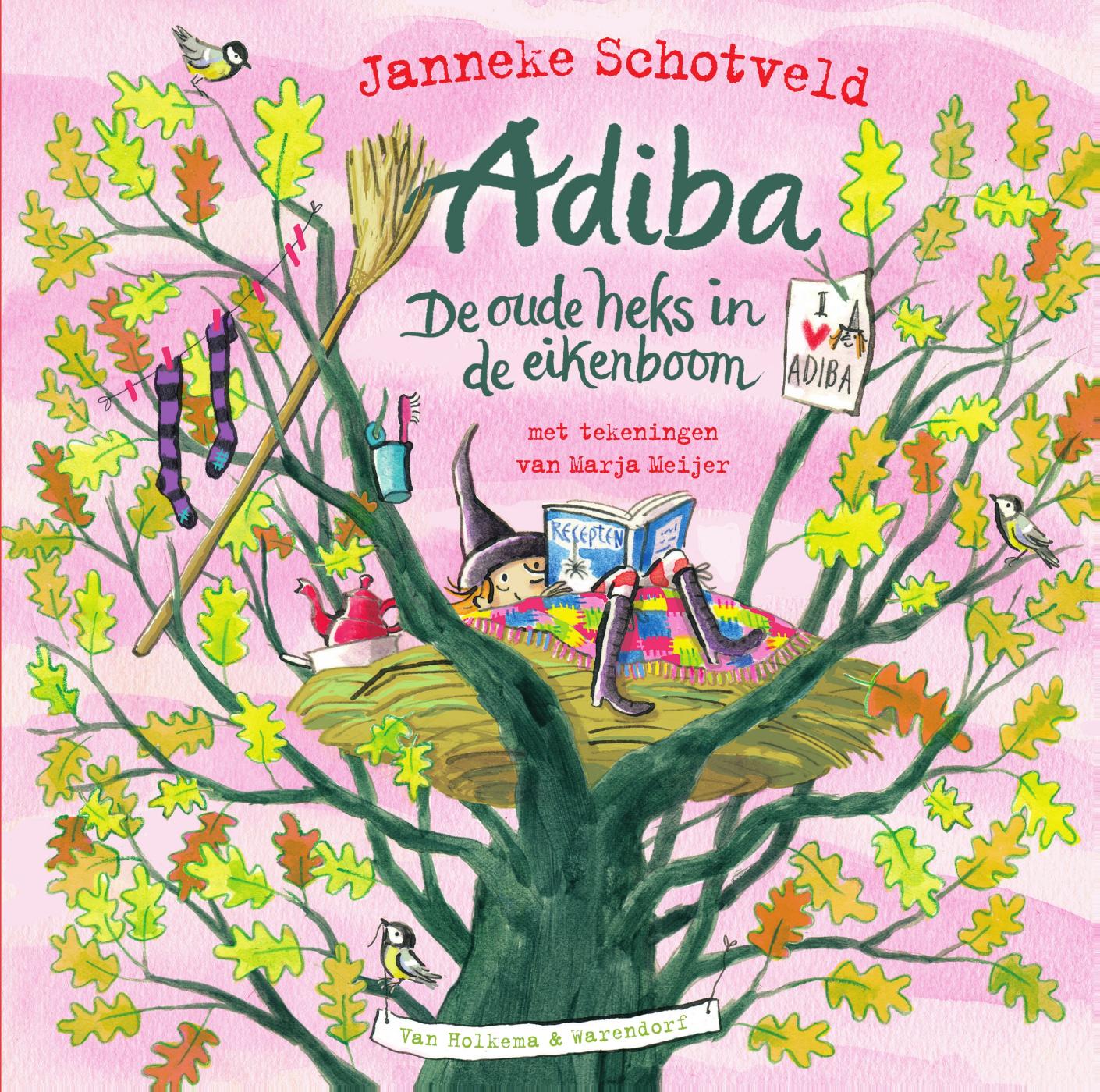 Omslag van Adiba, de oude heks in de eikenboom
