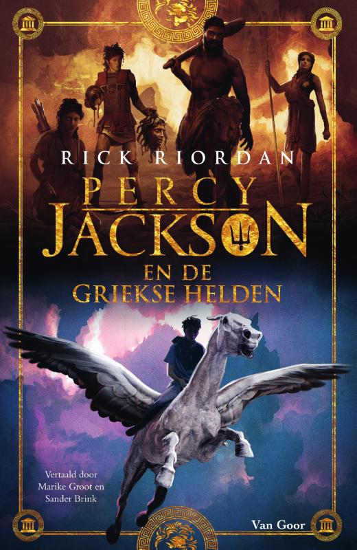 Omslag van Percy Jackson en de Griekse helden