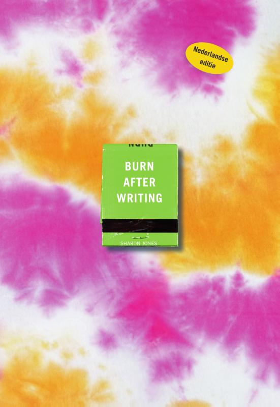 Omslag van Burn after writing