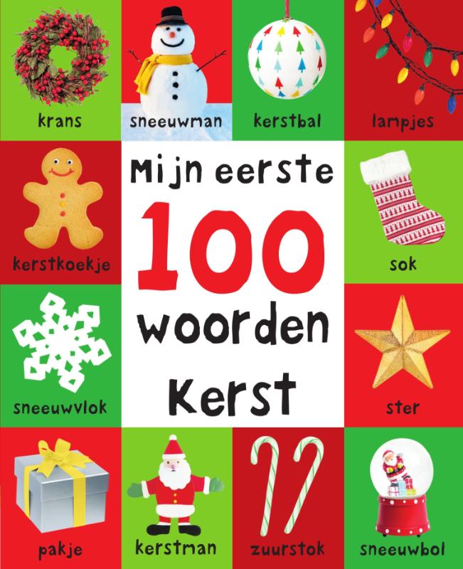 Omslag van Mijn eerste 100 woorden - Kerst