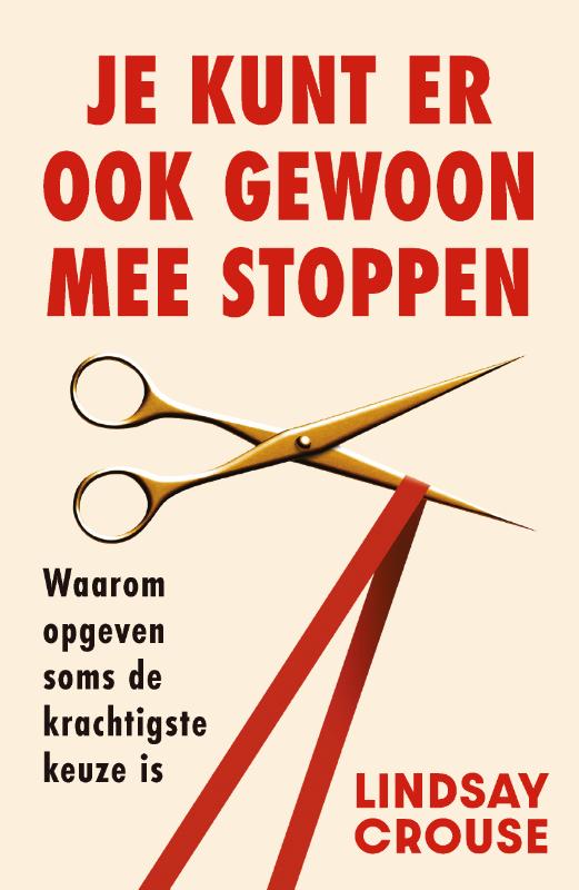 Omslag van Je kunt er ook gewoon mee stoppen