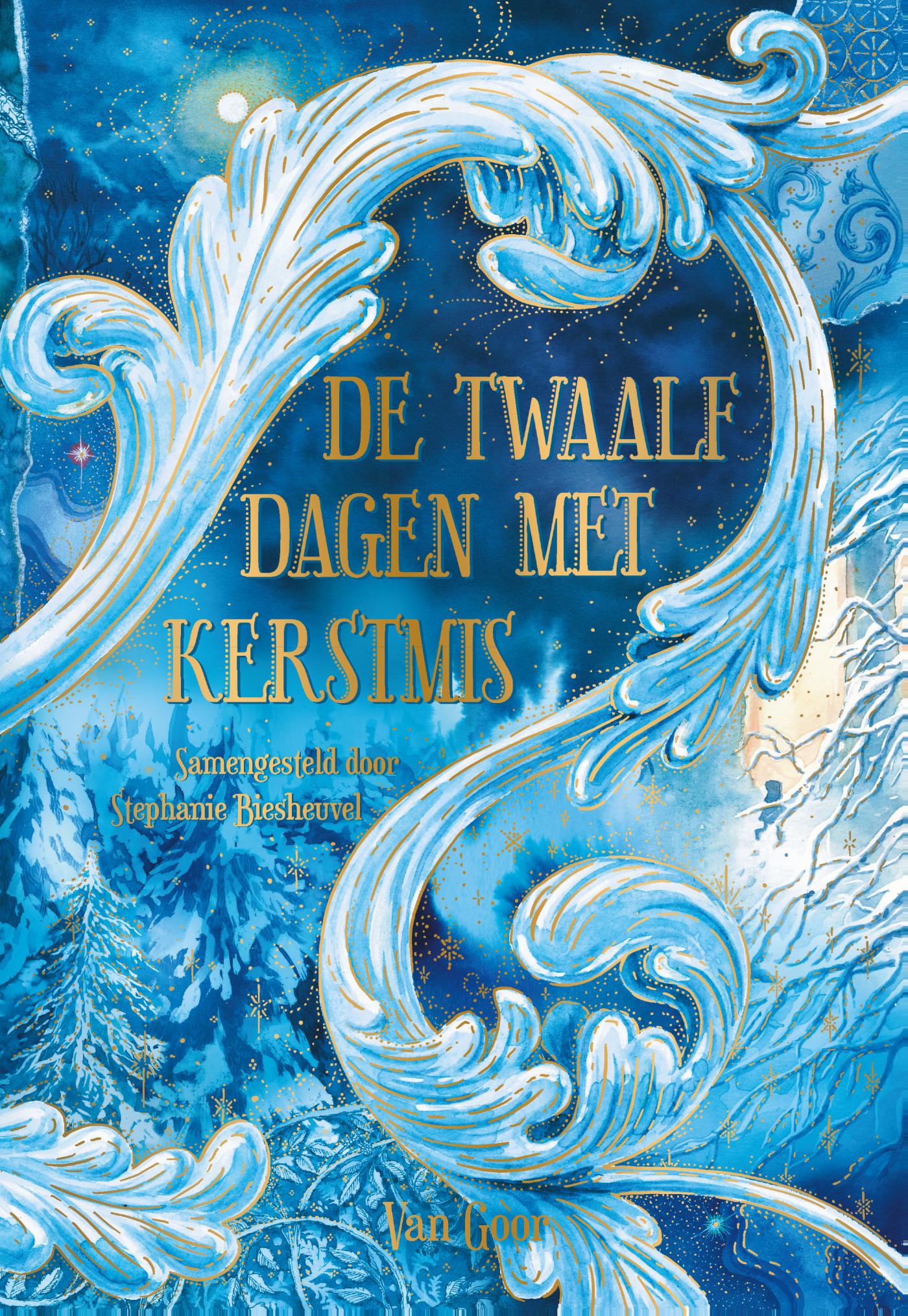 Omslag van De twaalf dagen met Kerstmis