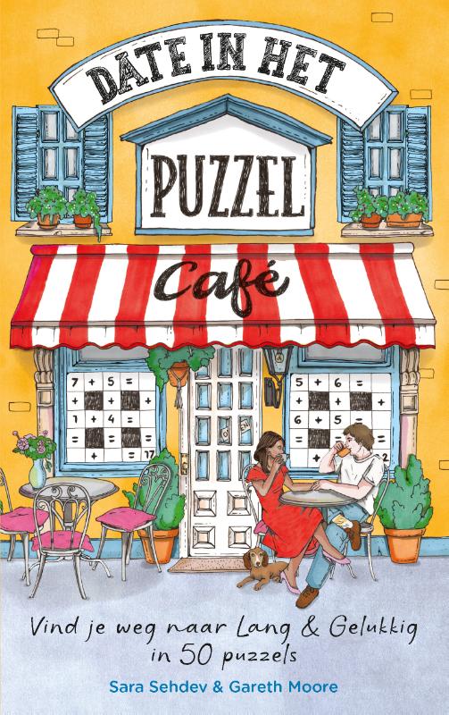 Omslag van Date in het puzzelcafé