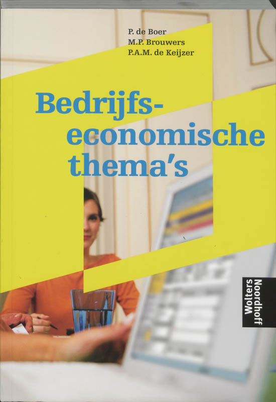 Omslag van Bedrijfseconomische thema's