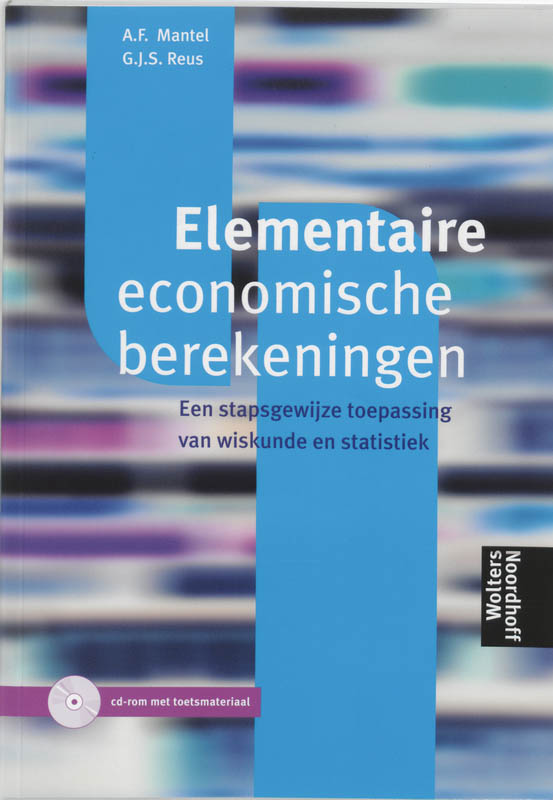 Omslag van Elementaire economische berekeningen