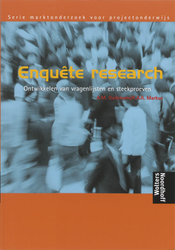 Omslag van Enquete research