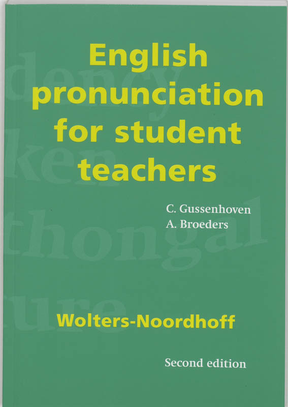 Omslag van English pronunciation for student teachers