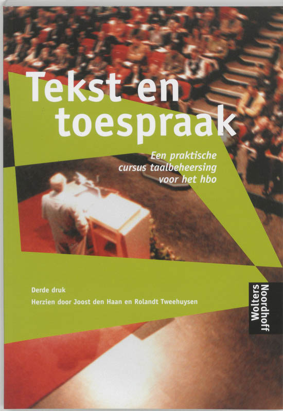 Omslag van Tekst en Toespraak