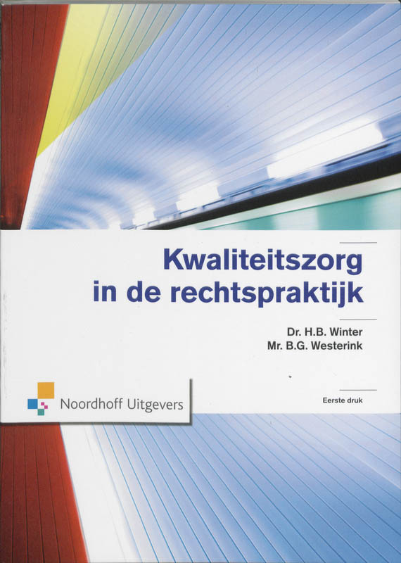 Omslag van Kwaliteitszorg in de rechtspraktijk