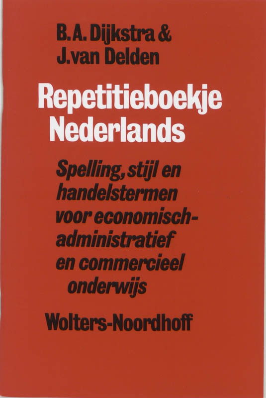 Omslag van Repetitieboekje Nederlands