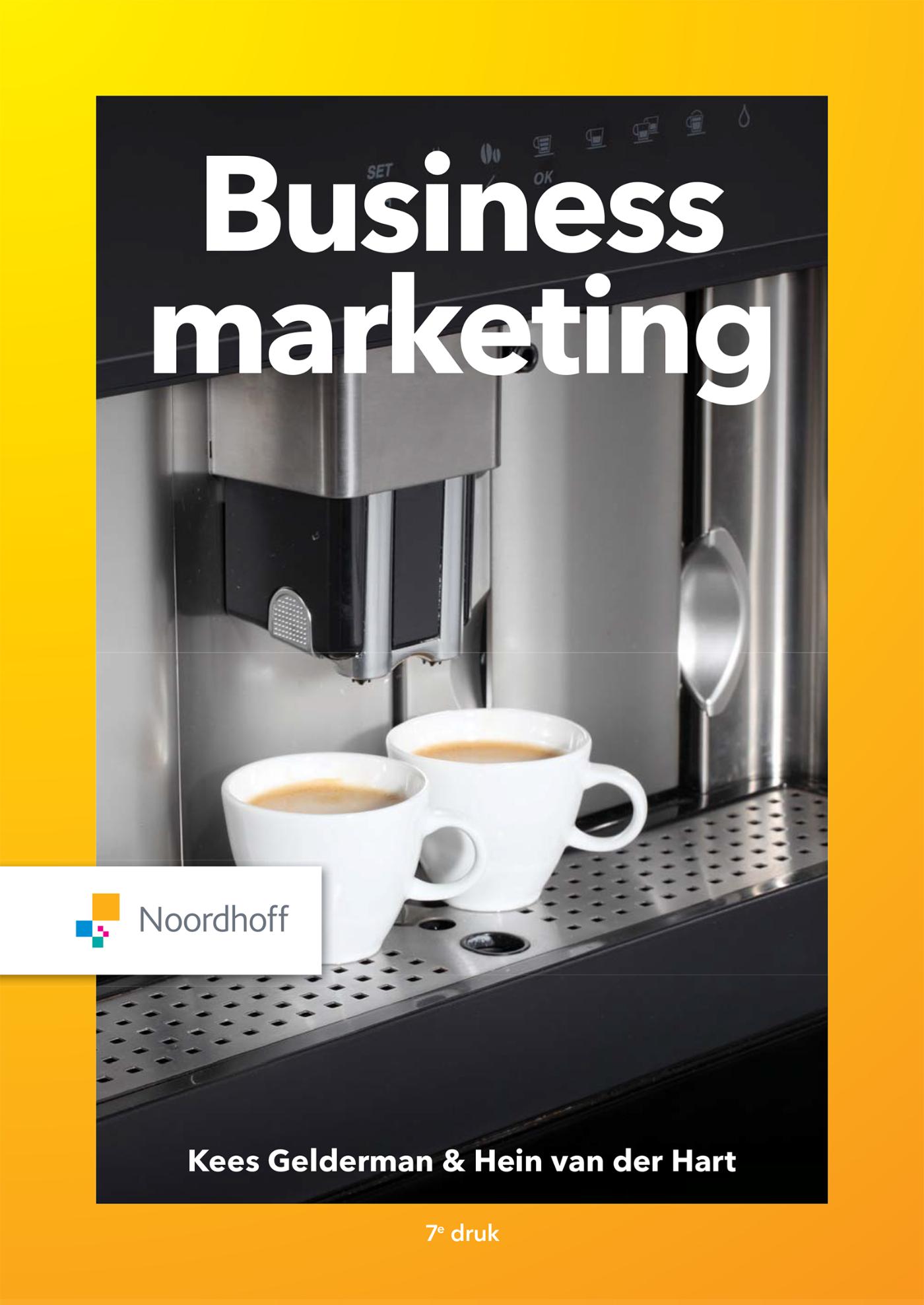 Omslag van Business marketing