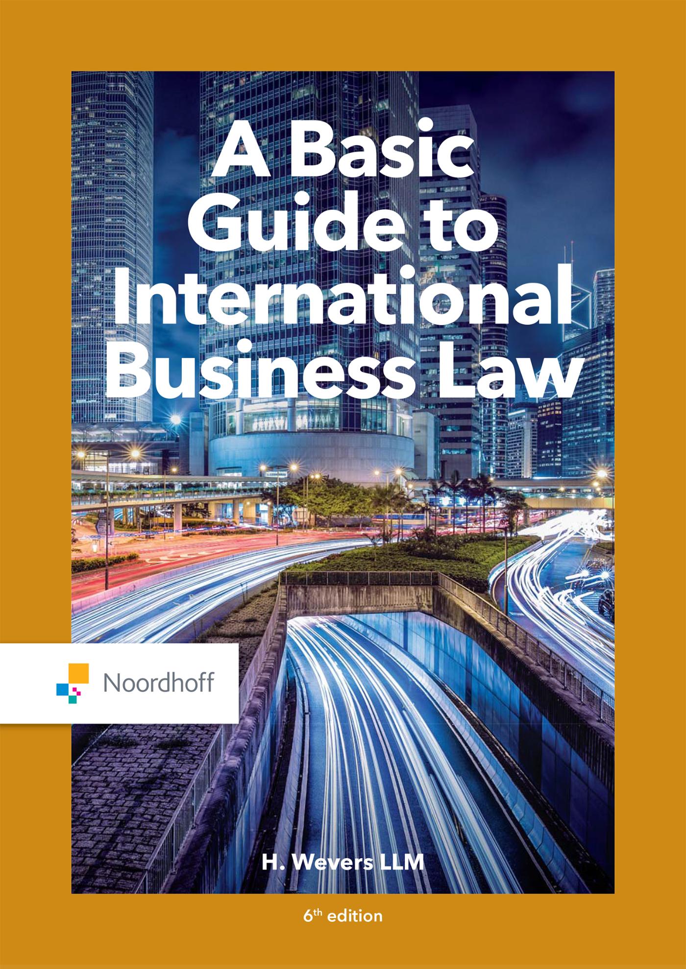 Omslag van A Basic Guide to International Business Law