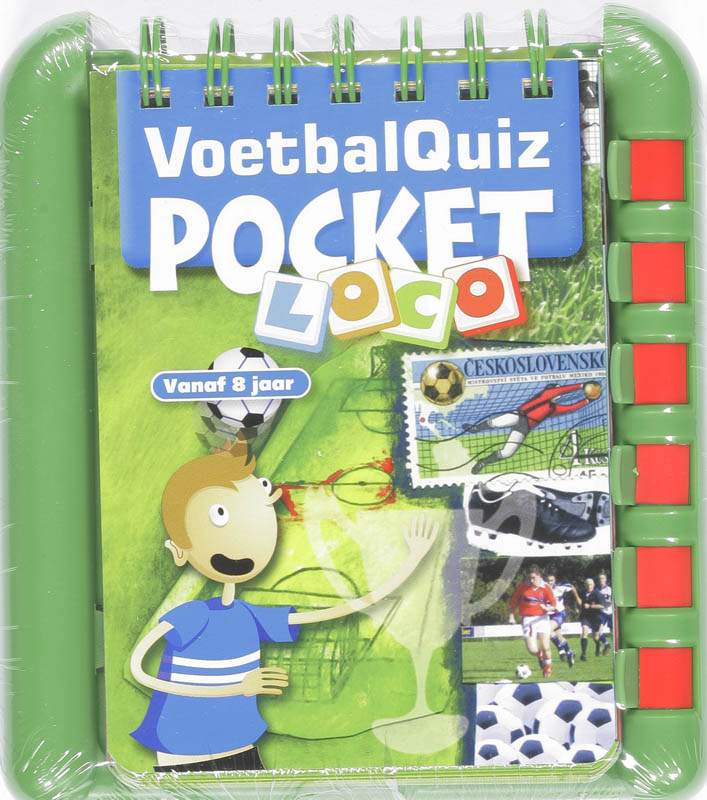 Omslag van Voetbalquiz spelhouder en boekje