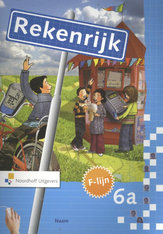 Omslag van 6A reken- en wiskundemethode voor het basisonderwijs