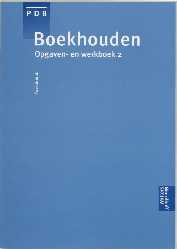 Omslag van Opgaven- en werkboek
