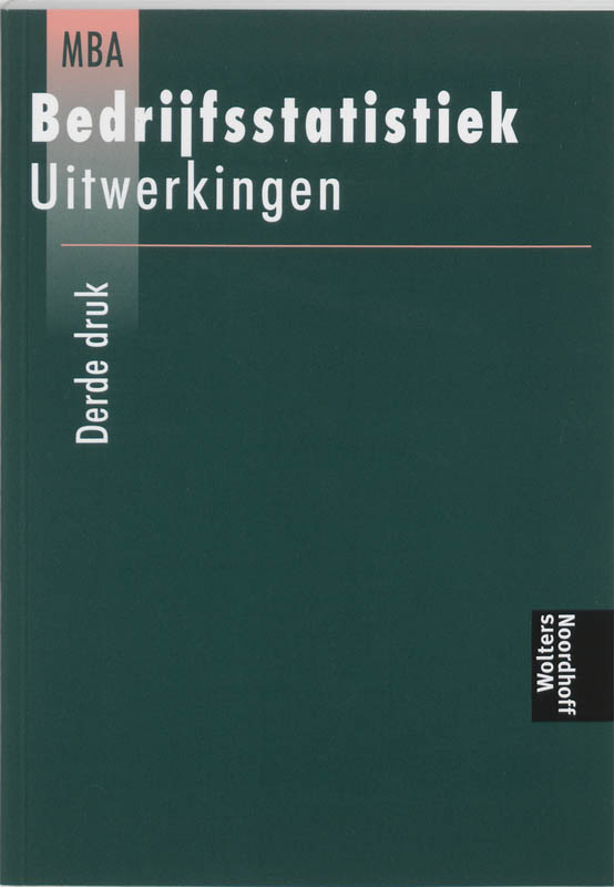 Omslag van Uitwerkingen