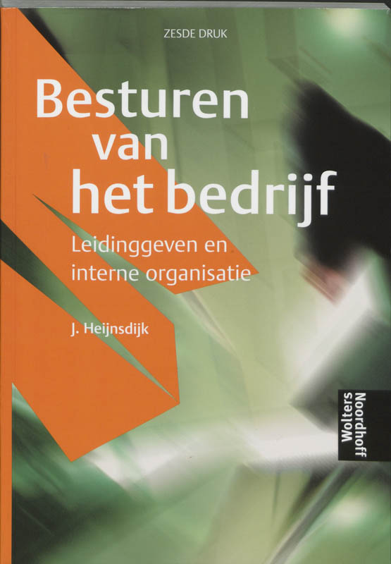 Omslag van Besturen van het bedrijf