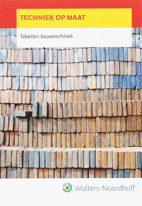 Omslag van Tabellen bouwtechniek