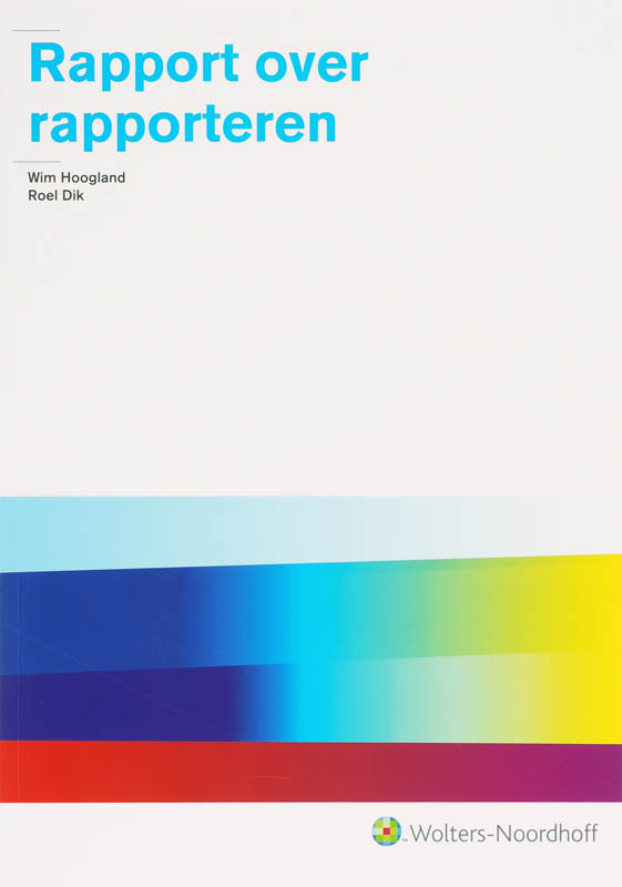 Omslag van Rapport over rapporteren
