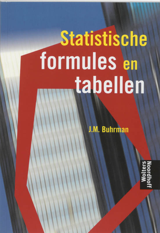 Omslag van Statistische formules en tabellen