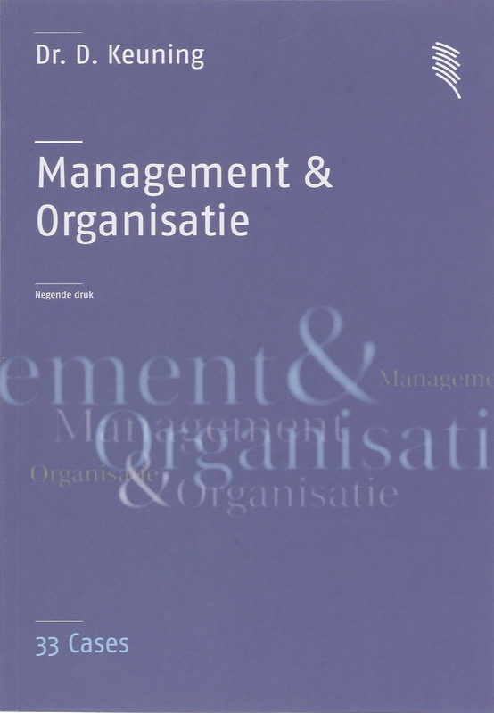 Omslag van Management & Organisatie 33 Cases