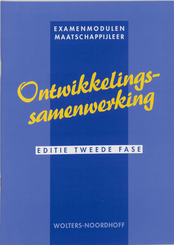 Omslag van Ontwikkelingssamenwerking