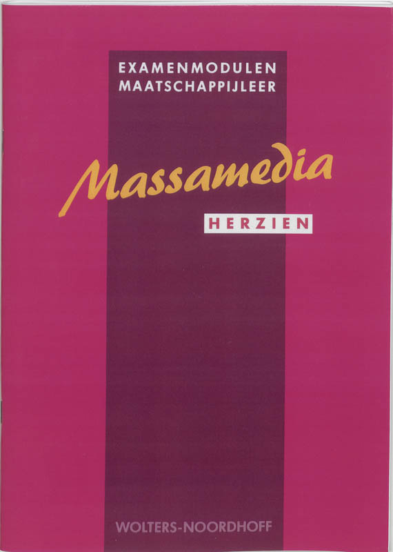 Omslag van Massamedia
