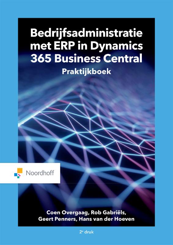 Omslag van Bedrijfsadministratie met ERP in Microsoft Dynamics 365 Business Central